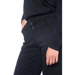 Jogging Harcour Joggi feminina Preto com glitter