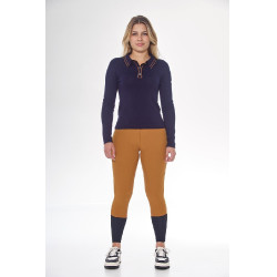 Polo Harcour Popi de manga comprida feminino Marinho Azul-marinho Polo Harcour Popi de manga comprida feminino Marinho Azul-marinho