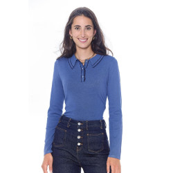 Polo Harcour Popi de manga comprida feminino Polo Harcour Popi de manga comprida feminino