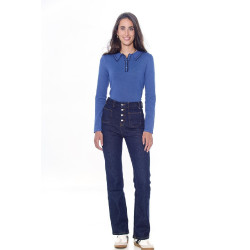 Polo Harcour Popi de manga comprida feminino Polo Harcour Popi de manga comprida feminino