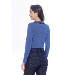 Polo Harcour Popi de manga comprida feminino Polo Harcour Popi de manga comprida feminino