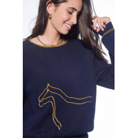 Suéter Harcour Swift feminino Marinho Azul-marinho Suéter Harcour Swift feminino Marinho Azul-marinho