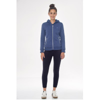Casaco com zíper Harcour Sworm feminino Marinho Azul-marinho