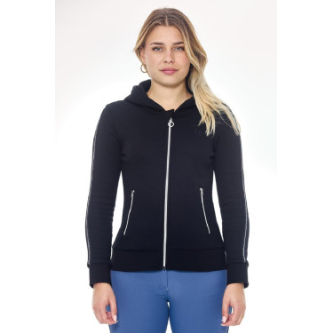 Casaco com zíper Harcour Sworm feminino Preto