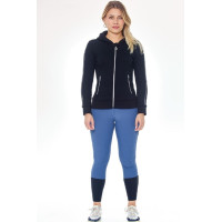 Casaco com zíper Harcour Sworm feminino Marinho Azul-marinho