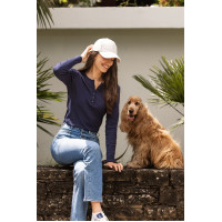 Camiseta de manga comprida feminina Harcour Pipalo Marinho Azul-marinho Camiseta de manga comprida feminina Harcour Pipalo Marinho Azul-marinho