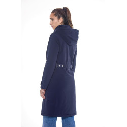 Trench Harcour Taylor quente feminino Marinho Azul-marinho