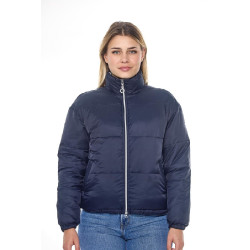 Casaco Harcour Janari Puffer feminino Marinho / prateado Azul