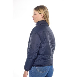 Casaco Harcour Janari Puffer feminino Marinho / prateado Azul