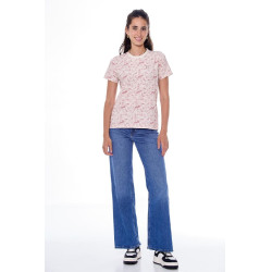 Camiseta Harcour Tabatha Jouy Amarelo