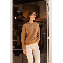 Sweat Harcour Sirius feminino Café gelado / areia Castanho