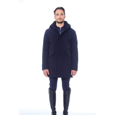 Parka longa Harcour Paulin Homem Marinho Azul-marinho