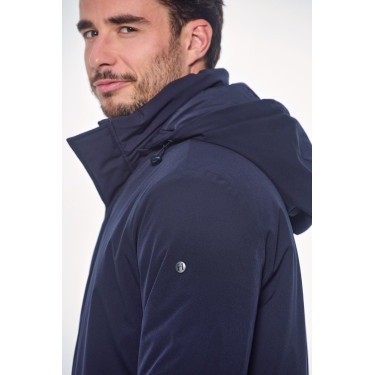 Parka longa Harcour Paulin Homem Marinho Azul-marinho