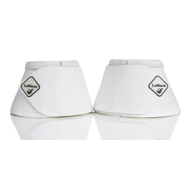 Sinos de couro LeMieux WrapRound Branco