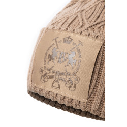 Gorro B Vertigo tricotado Faye Castanho lama Bege