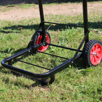 Carrinho porta-sela Hennie Preto Carrinho porta-sela Hennie Preto