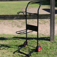Carrinho porta-sela Hennie Preto Carrinho porta-sela Hennie Preto