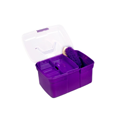 Conjunto de escovagem para crianças Horze Violeta Conjunto de escovagem para crianças Horze Violeta