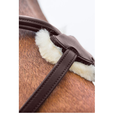 Cabeçada com noseband cruzado Prescott Horze Cabeçada com noseband cruzado Prescott Horze