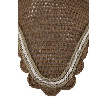 Touca anti-moscas Horze Windsor Castanho claro Touca anti-moscas Horze Windsor Castanho claro