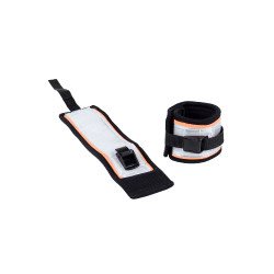 Tiras de coxa fluorescentes Horze Laranja