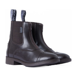 Botas jodhpur com fecho de correr Horze Wexford infantil Castanho