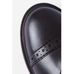 Botas jodhpur com fecho de correr Horze Wexford infantil Castanho