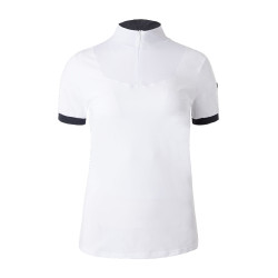 Polo técnico Horze Taylor feminino Branco