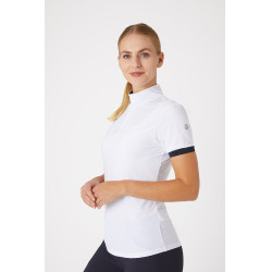 Polo técnico Horze Taylor feminino Branco