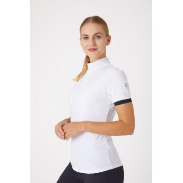 Polo técnico Horze Taylor feminino Branco