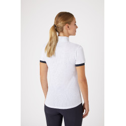Polo técnico Horze Taylor feminino Branco