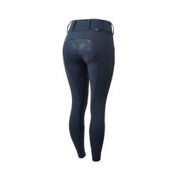 Calça Thermo Grand Prix Horze com fundo de silicone para mulher Azul-noite Calça Thermo Grand Prix Horze com fundo de silicone para mulher Azul-noite
