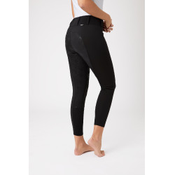 Calça Thermo Grand Prix Horze com fundo de silicone para mulher Preto Calça Thermo Grand Prix Horze com fundo de silicone para mulher Preto