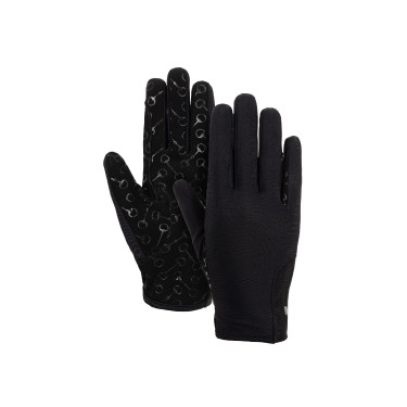 Luvas de equitação infantis com palma de silicone Horze Luvas de equitação infantis com palma de silicone Horze