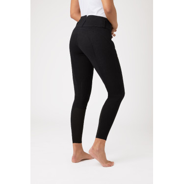 Calça de equitação com reforços de couro Daniela feminina Horze Calça de equitação com reforços de couro Daniela feminina Horze