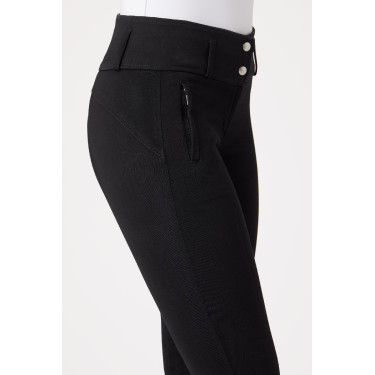 Calça de equitação com reforços de couro Daniela feminina Horze Calça de equitação com reforços de couro Daniela feminina Horze
