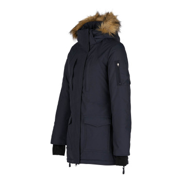 Parka longa Brooke Horze feminina Azul-marinho escuro