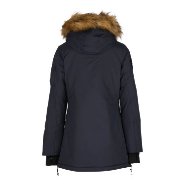 Parka longa Brooke Horze feminina Azul-marinho escuro