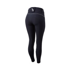 Calça de cintura alta com grip de silicone Aubrey Horze feminina Azul-marinho escuro Calça de cintura alta com grip de silicone Aubrey Horze feminina Azul-marinho escuro
