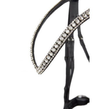 Cabeçada anatômica Grayson Horze com strass Cabeçada anatômica Grayson Horze com strass