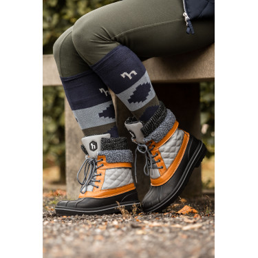 Botas de inverno para estábulo Salzburg mulher Horze Cinzento Botas de inverno para estábulo Salzburg mulher Horze Cinzento
