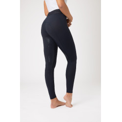 Legging de equitação com grip de silicone integral Madison feminino Horze Azul-marinho escuro