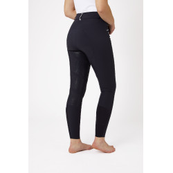 Calça de equitação com fundo integral em silicone adelgaçante Patricia feminino B Vertigo Azul-marinho escuro / branco Calça de equitação com fundo integral em silicone adelgaçante Patricia feminino B Vertigo Azul-marinho escuro / branco