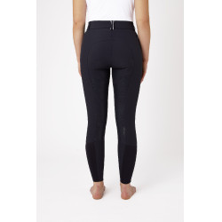 Calça de equitação com fundo integral em silicone adelgaçante Patricia feminino B Vertigo Azul-marinho escuro / branco Calça de equitação com fundo integral em silicone adelgaçante Patricia feminino B Vertigo Azul-marinho escuro / branco