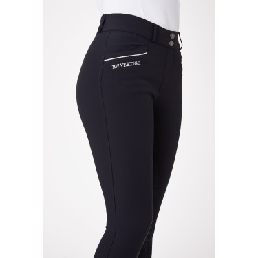 Calça de equitação com fundo integral em silicone adelgaçante Patricia feminino B Vertigo Calça de equitação com fundo integral em silicone adelgaçante Patricia feminino B Vertigo