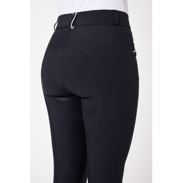 Calça de equitação com fundo integral em silicone adelgaçante Patricia feminino B Vertigo Calça de equitação com fundo integral em silicone adelgaçante Patricia feminino B Vertigo