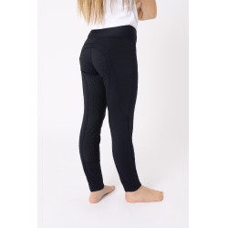 Calça de equitação infantil de inverno com fundo de silicone Active Horze Azul-marinho escuro Calça de equitação infantil de inverno com fundo de silicone Active Horze Azul-marinho escuro