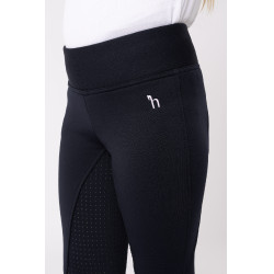 Calça de equitação infantil de inverno com fundo de silicone Active Horze Azul-marinho escuro Calça de equitação infantil de inverno com fundo de silicone Active Horze Azul-marinho escuro