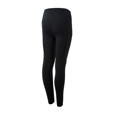 Legging de cobertura total Gillian para criança Horze Preto