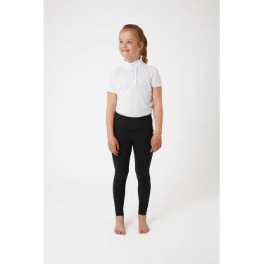 Legging de cobertura total Gillian para criança Horze Preto